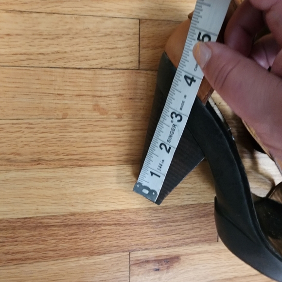 Givenchy Brown Leather Wooden Soled Sandals - size 5.5 - Picture 9 of 13